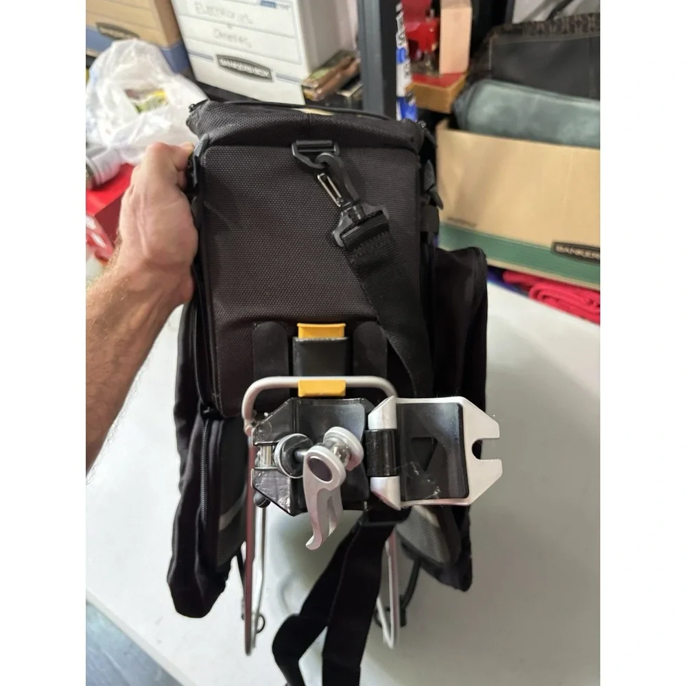 ~ Vintage TOPEAK MTX QuickTrack DXP TrunkBag Expandable Panniers + Qr Beam Rack